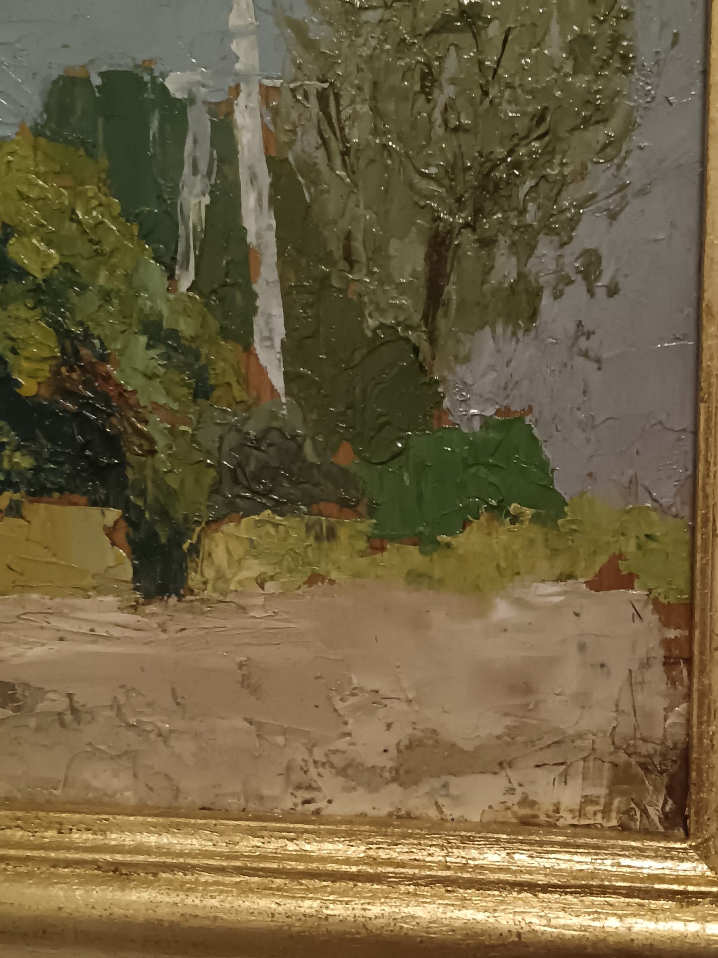 Armando Spadini (Firenze 1883-Roma 1925)- antico dipinto olio su legno