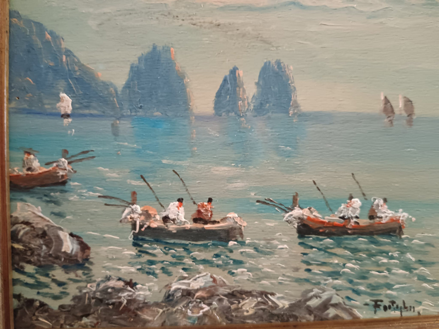 F. Castiglione ( XX secolo) scorcio marino