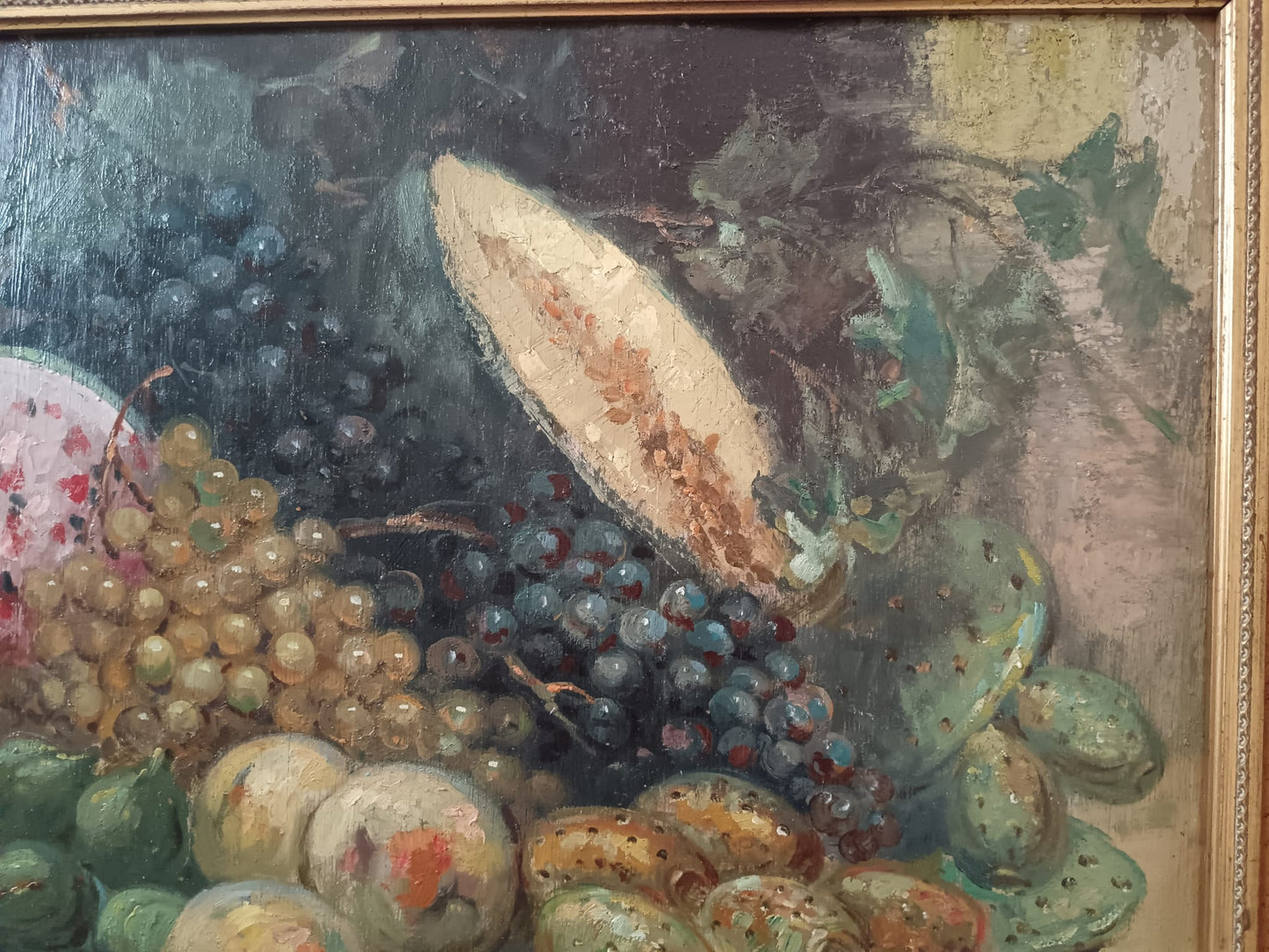 Roberto Cajati ( Scuola Napoletana XIX/XX secolo) dipinto olio su legno