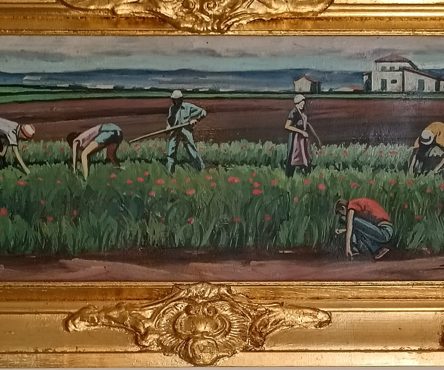 Fascianelli Domenico (XX Secolo)- dipinto olio su legno