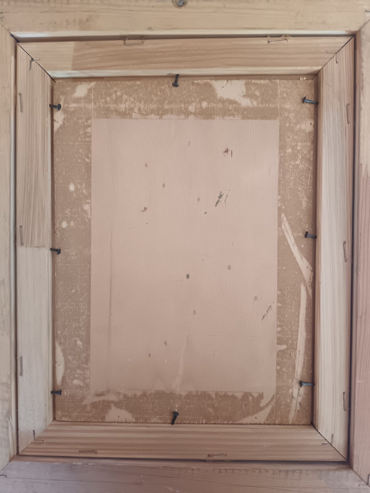 Pulcinella (Scuola Napoletana XX Secolo)- dipinto olio su legno