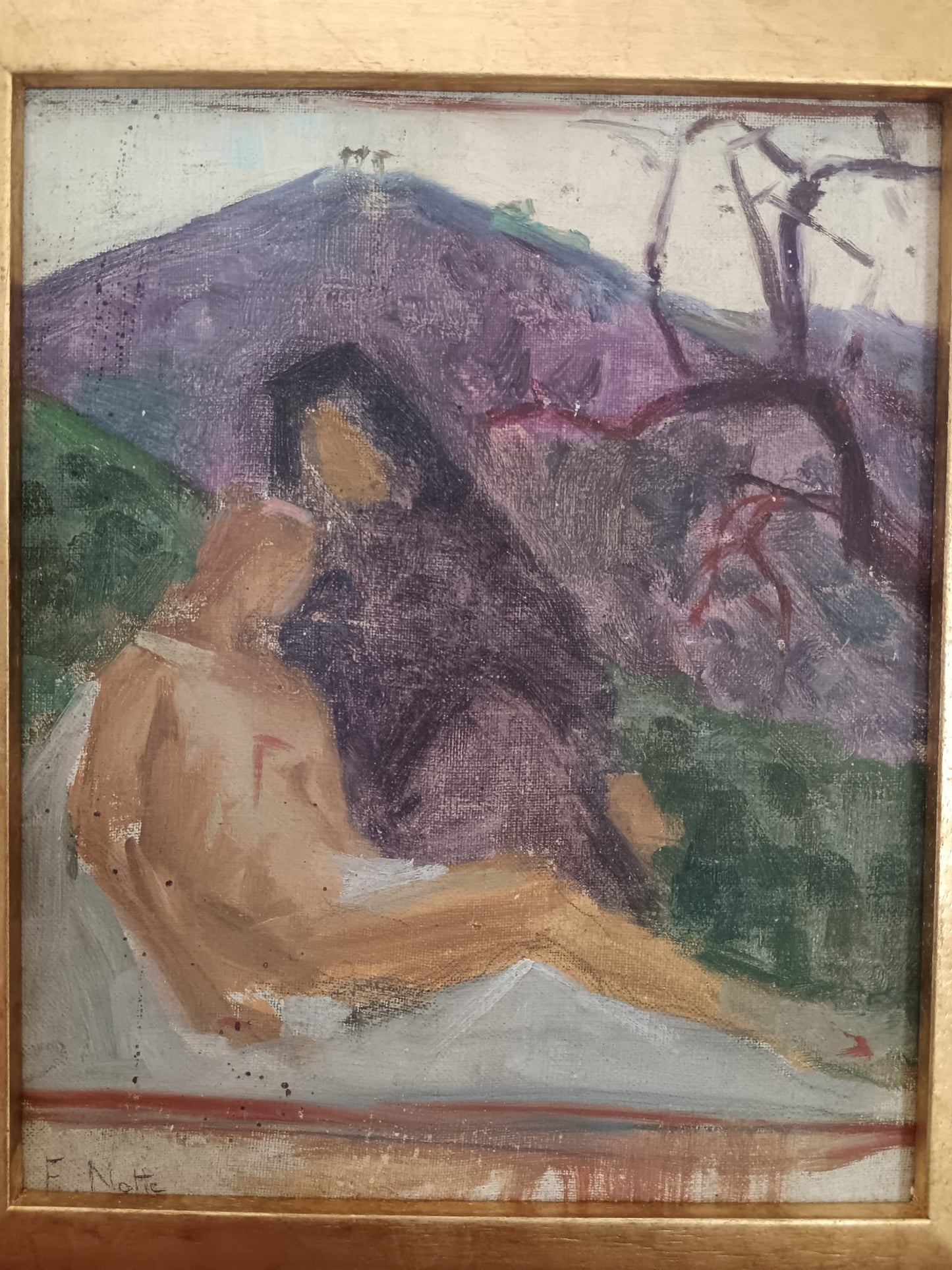 Emilio Notte (1891-1982)- dipinto olio su tela