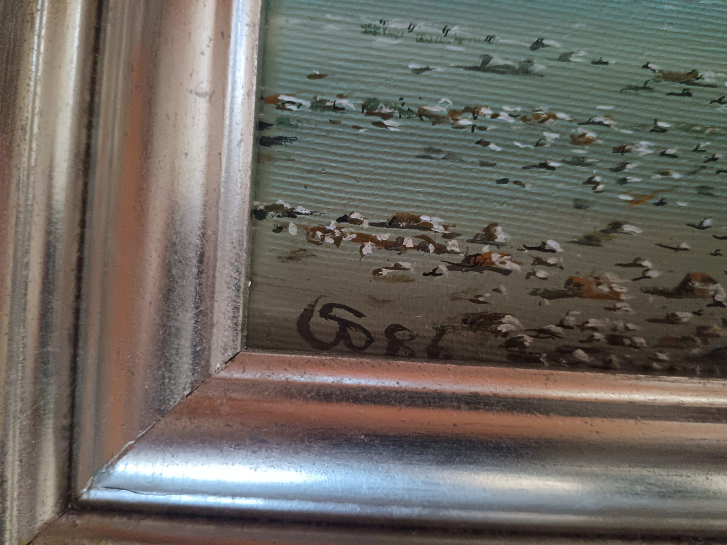 Paesaggio Surrealista (XX Secolo)- dipinto acrilico su tela