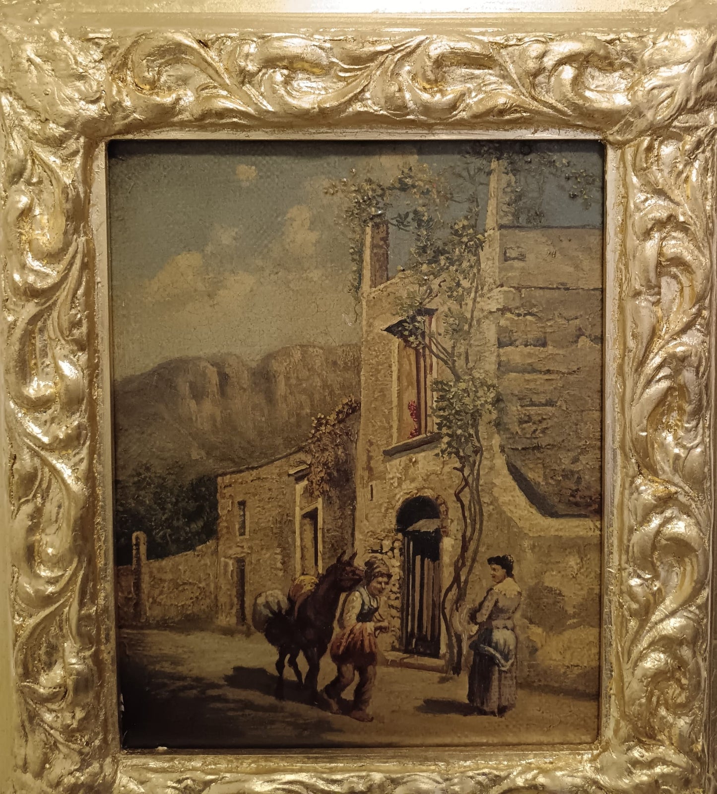 Pietro Colonna (Napoli 1945)- dipinto olio su tela epoca XX secolo