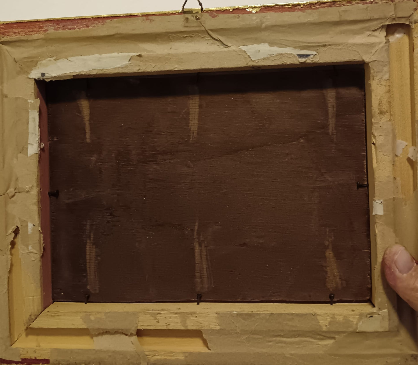 Dipinto Liberty (XIX/XX secolo)- dipinto olio su tela applicata su legno