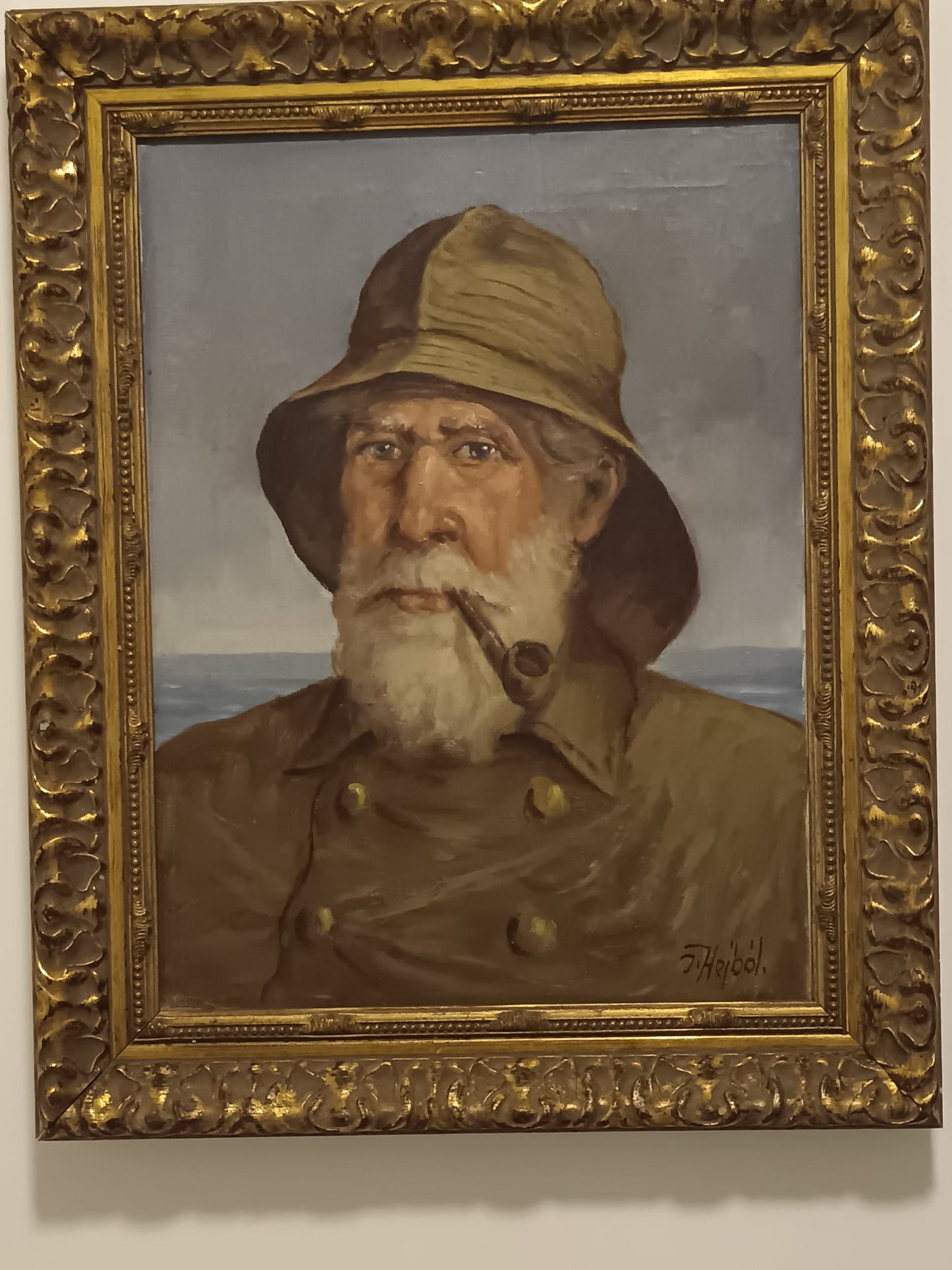 Ritratto (Scuola Tedesca XX Secolo)- dipinto olio su tela