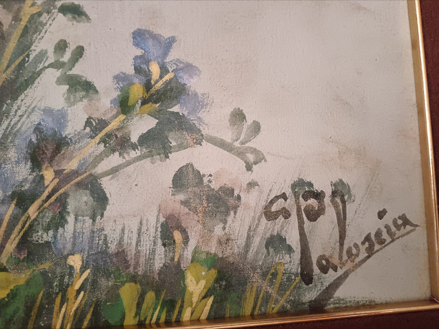 Gaetano Paloscia ( Terlizzi 1871- Pescara 1942), dipinto olio su tela, epoca XX secolo