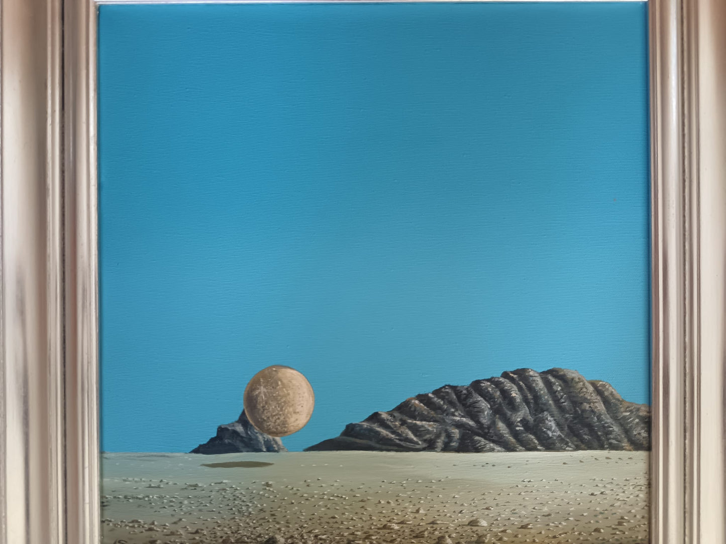 Paesaggio Surrealista (XX Secolo)- dipinto acrilico su tela