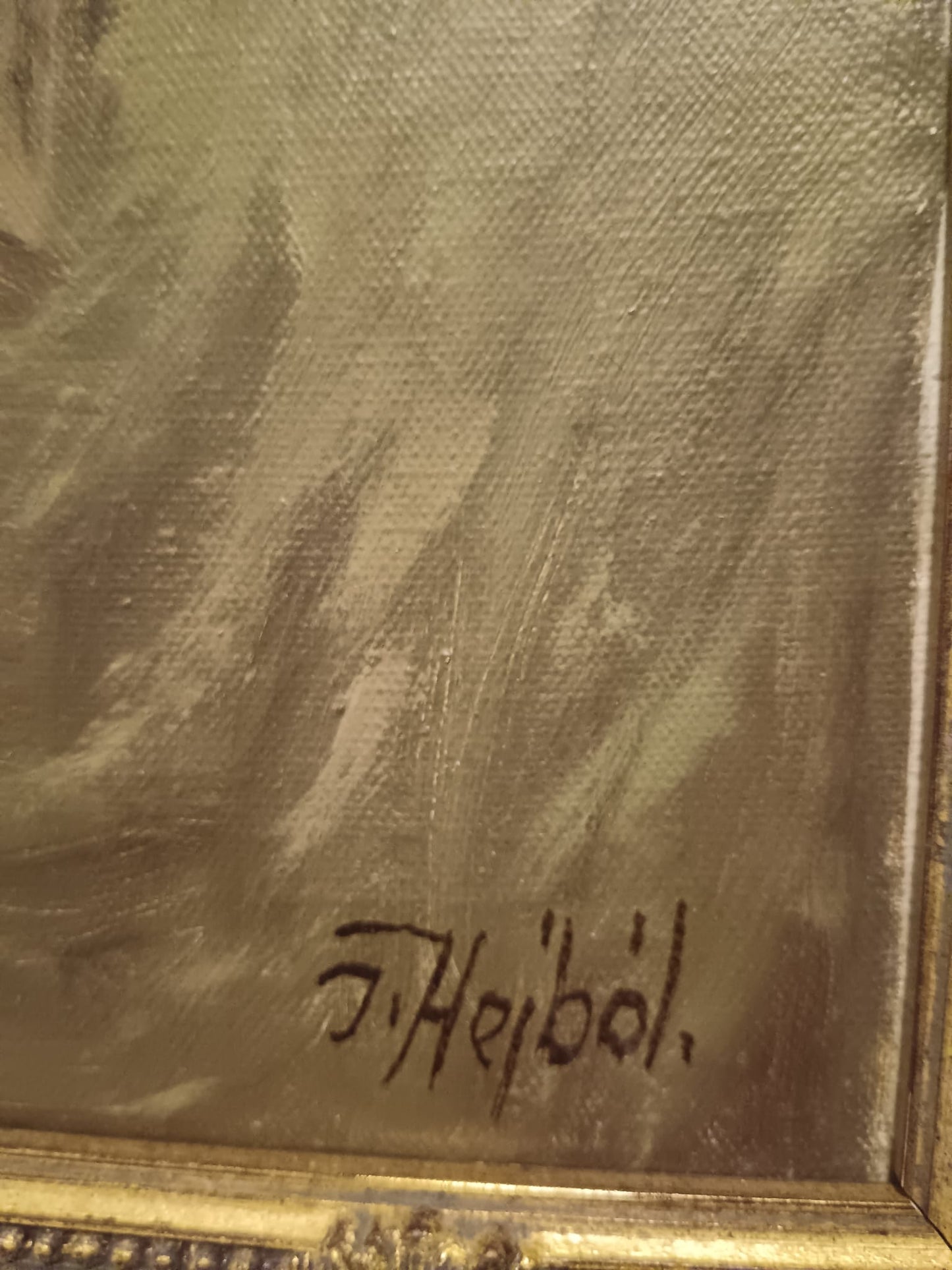 Ritratto (Scuola Tedesca XX Secolo)- dipinto olio su tela