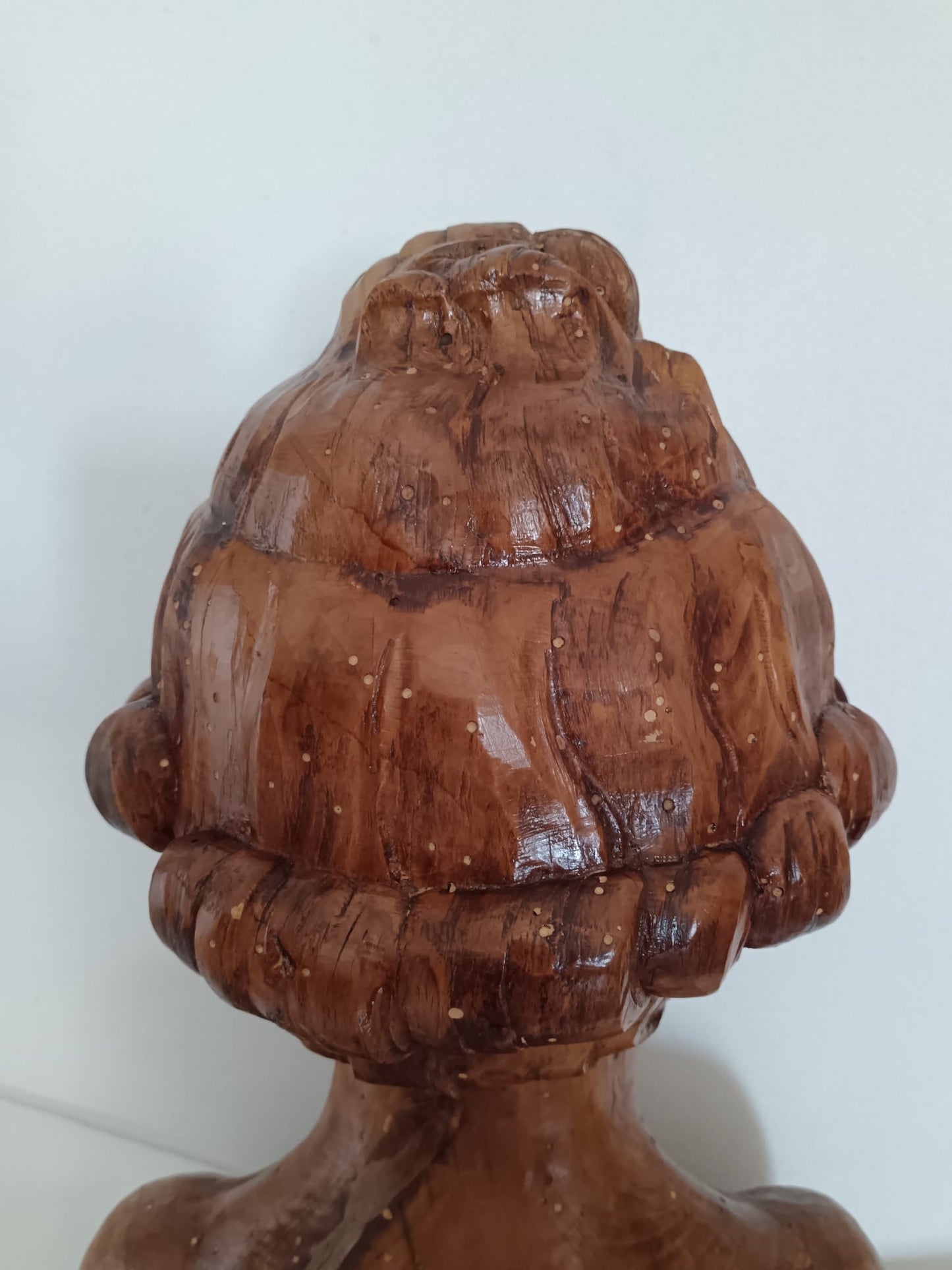 Vincenzo Moroder- scultura in legno 1942