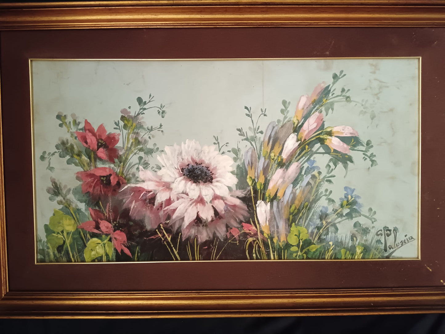Gaetano Paloscia ( Terlizzi 1871- Pescara 1942), dipinto olio su tela, epoca XX secolo