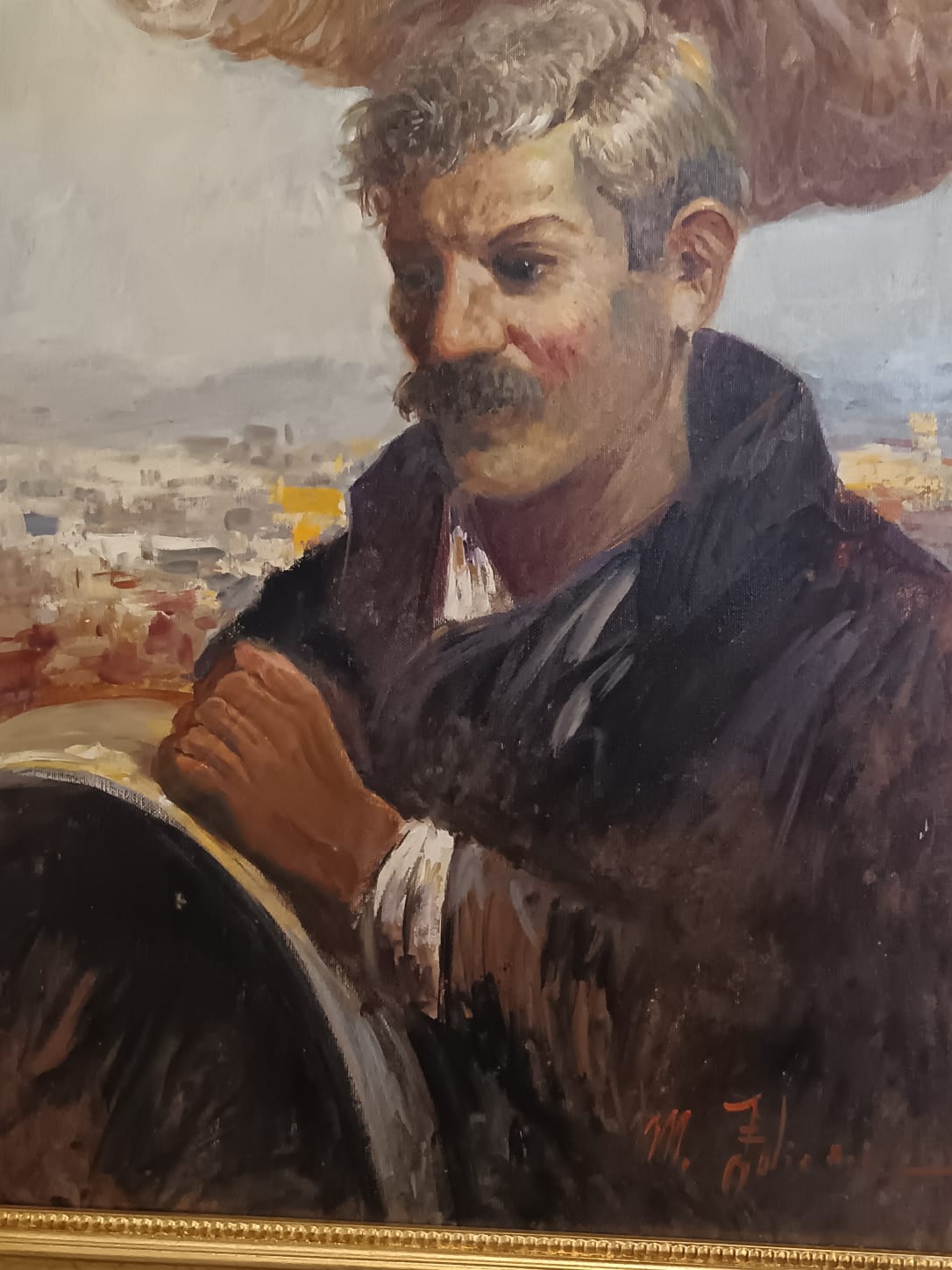 Marino Faliero (1948)- dipinto olio su tela epoca XX secolo