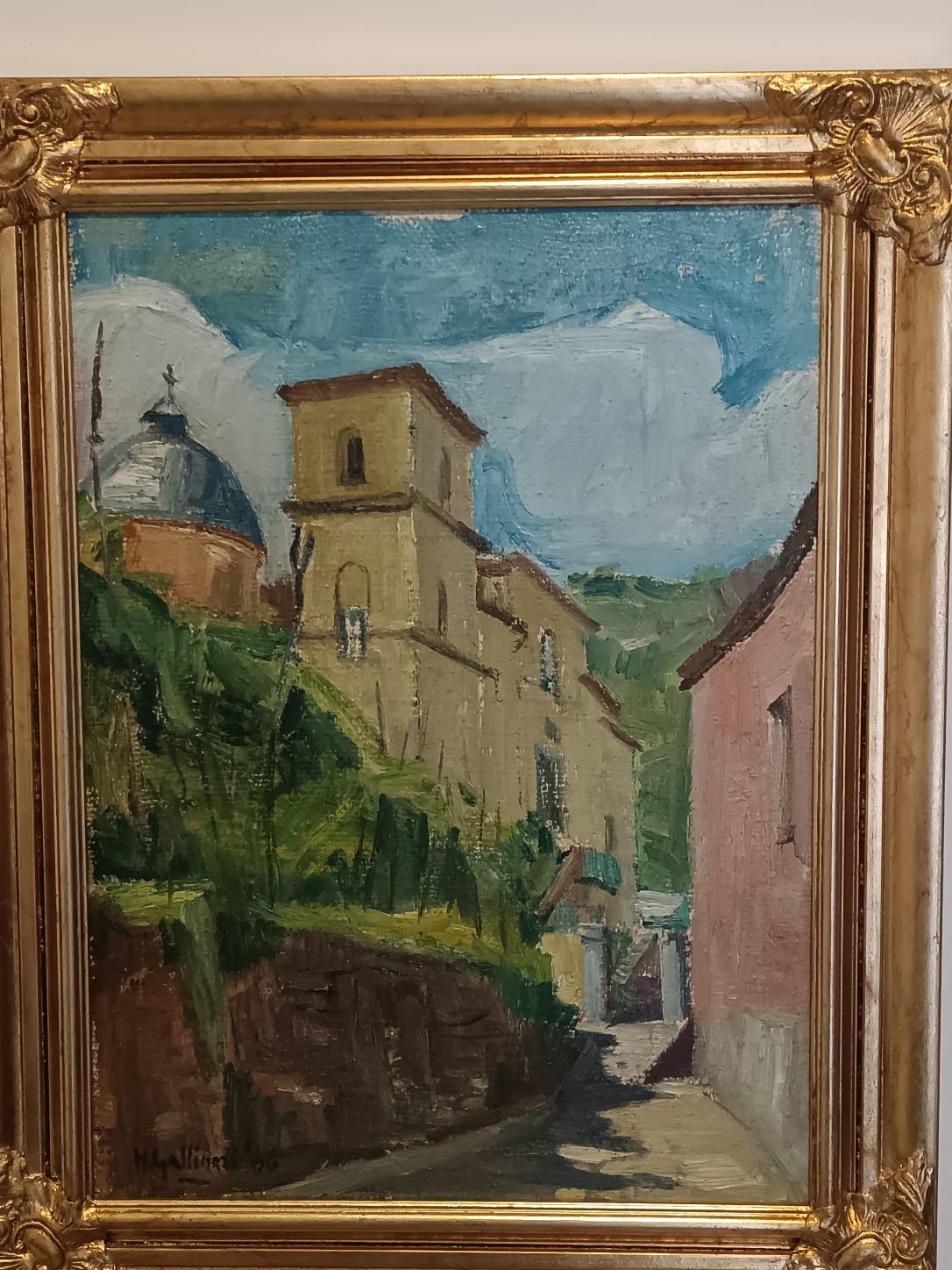 Mario Gallinari (Castellamare Di Stabia XX secolo)- dipinto olio su tela