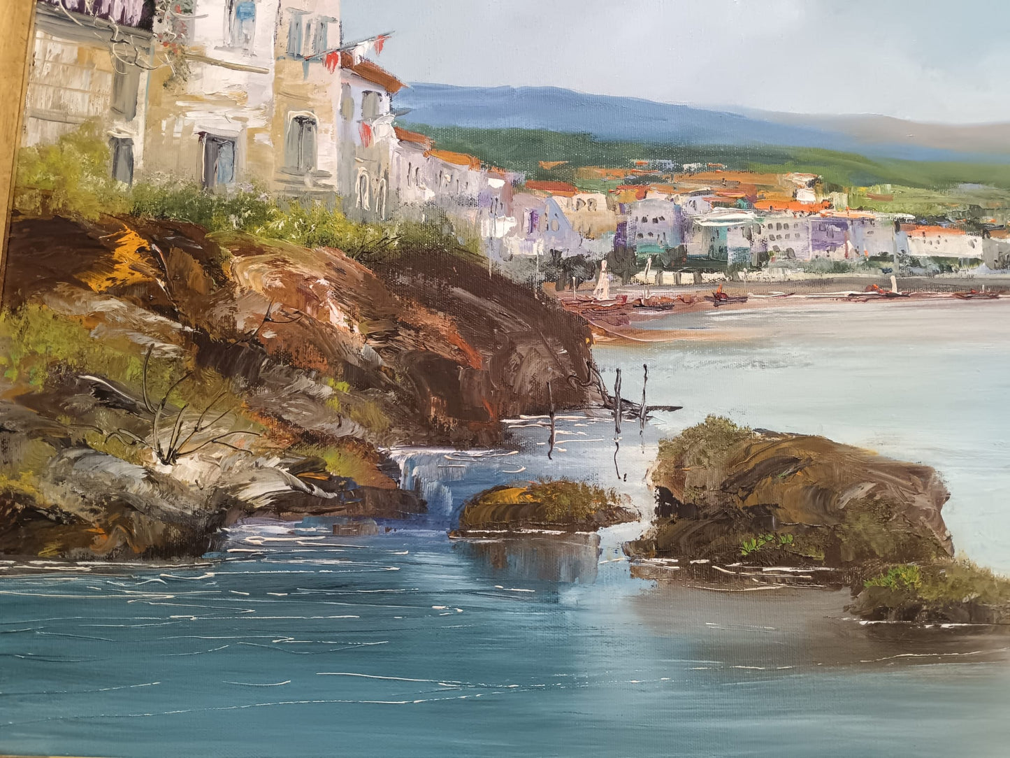 Mario Puopolo (Scuola Romana XX Secolo)- dipinto olio su tela