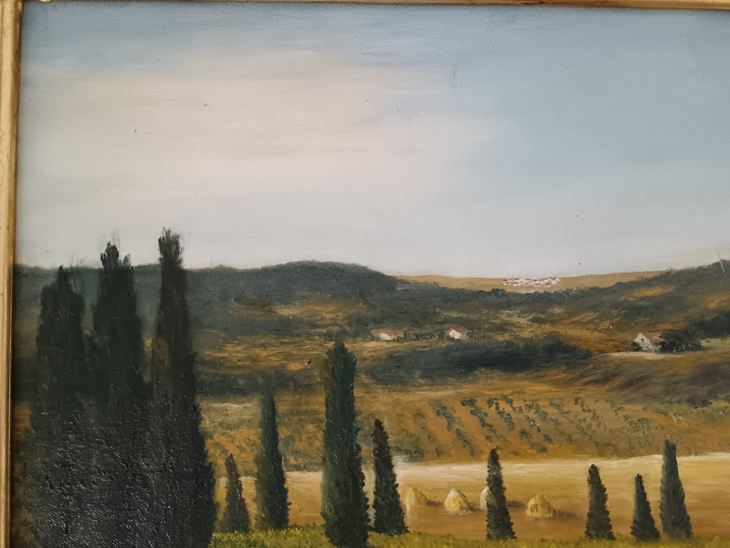 Paesaggio - dipinto olio su tela (XX secolo)