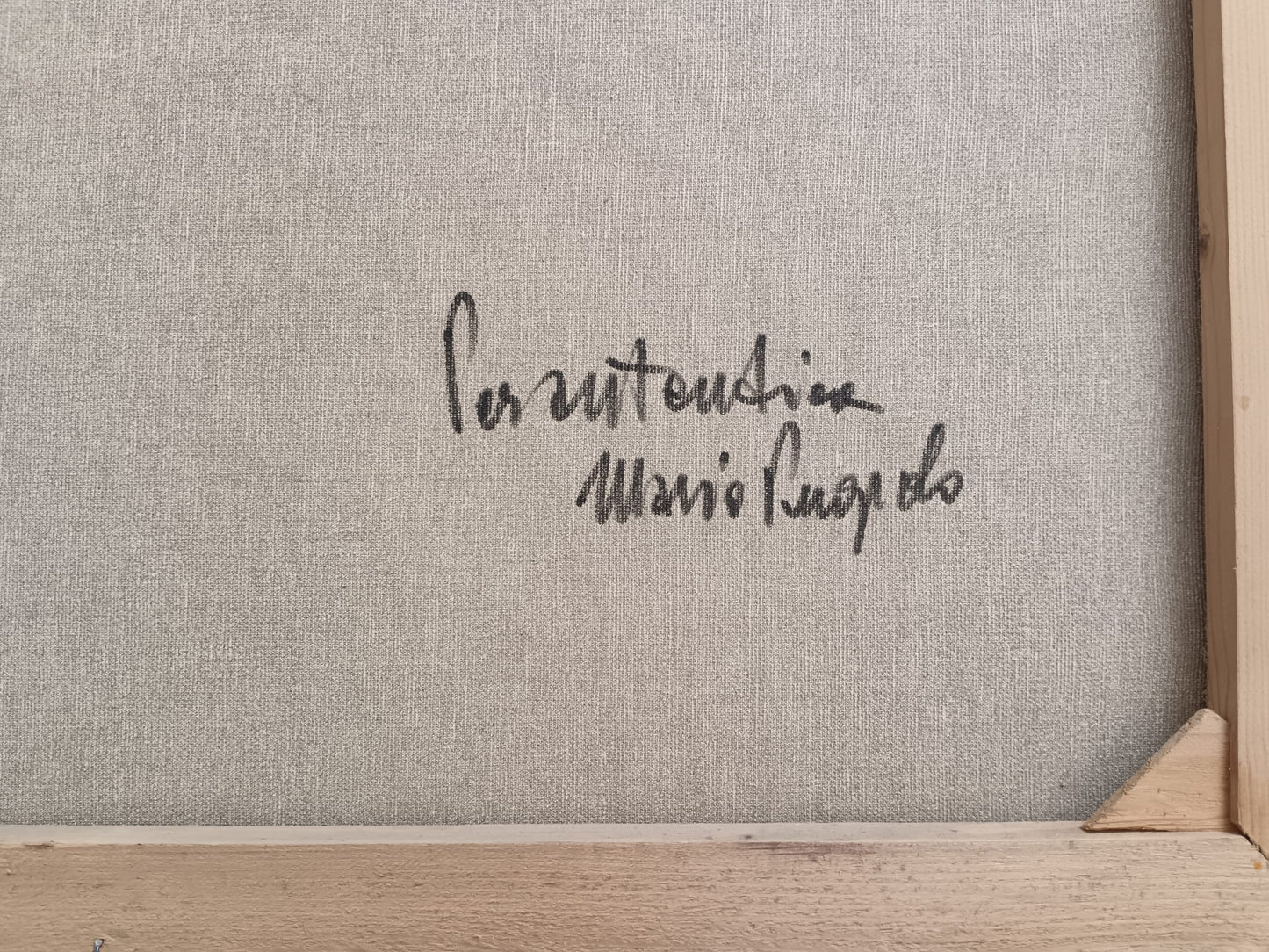 Mario Puopolo (Scuola Romana XX Secolo)- dipinto olio su tela