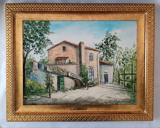 Corrado Graniglia (XX Secolo)- dipinto olio su tela