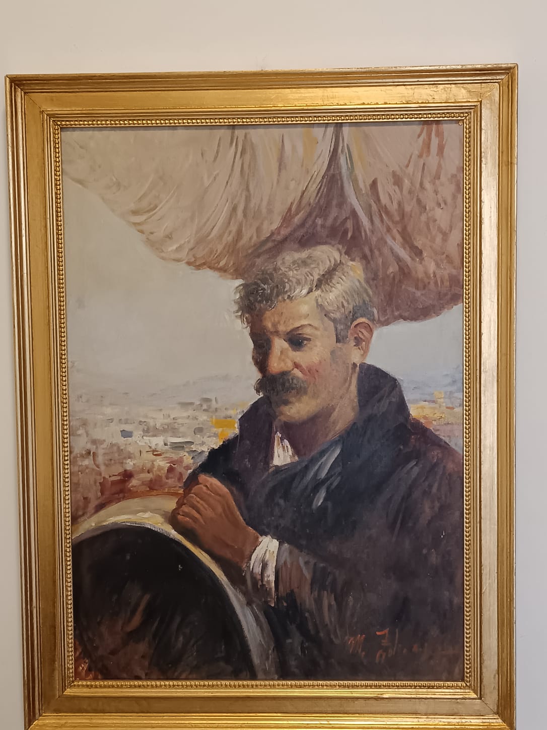 Marino Faliero (1948)- dipinto olio su tela epoca XX secolo