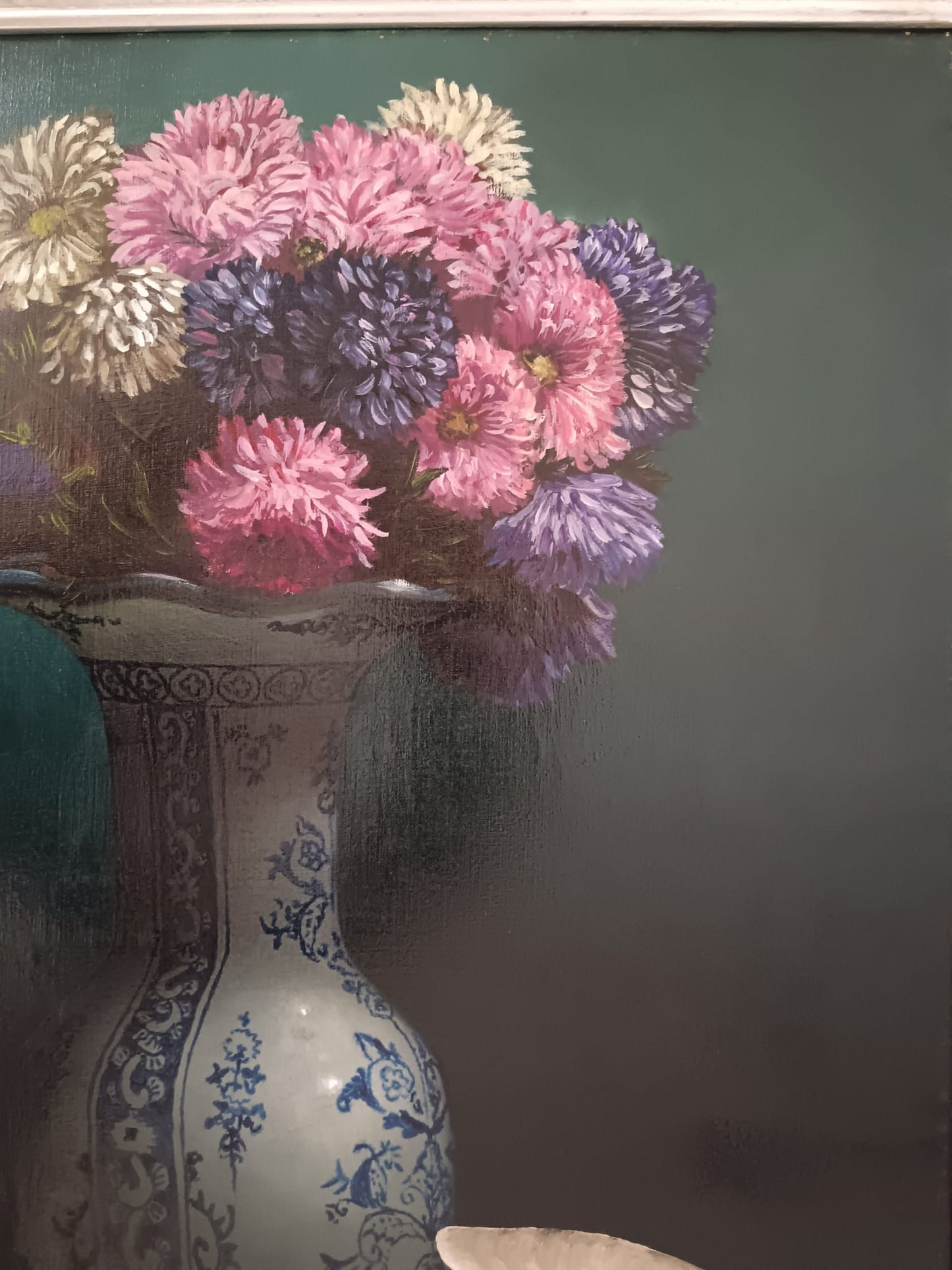 J. De Loof ( XX secolo)- Natura morta - dipinto olio su tela