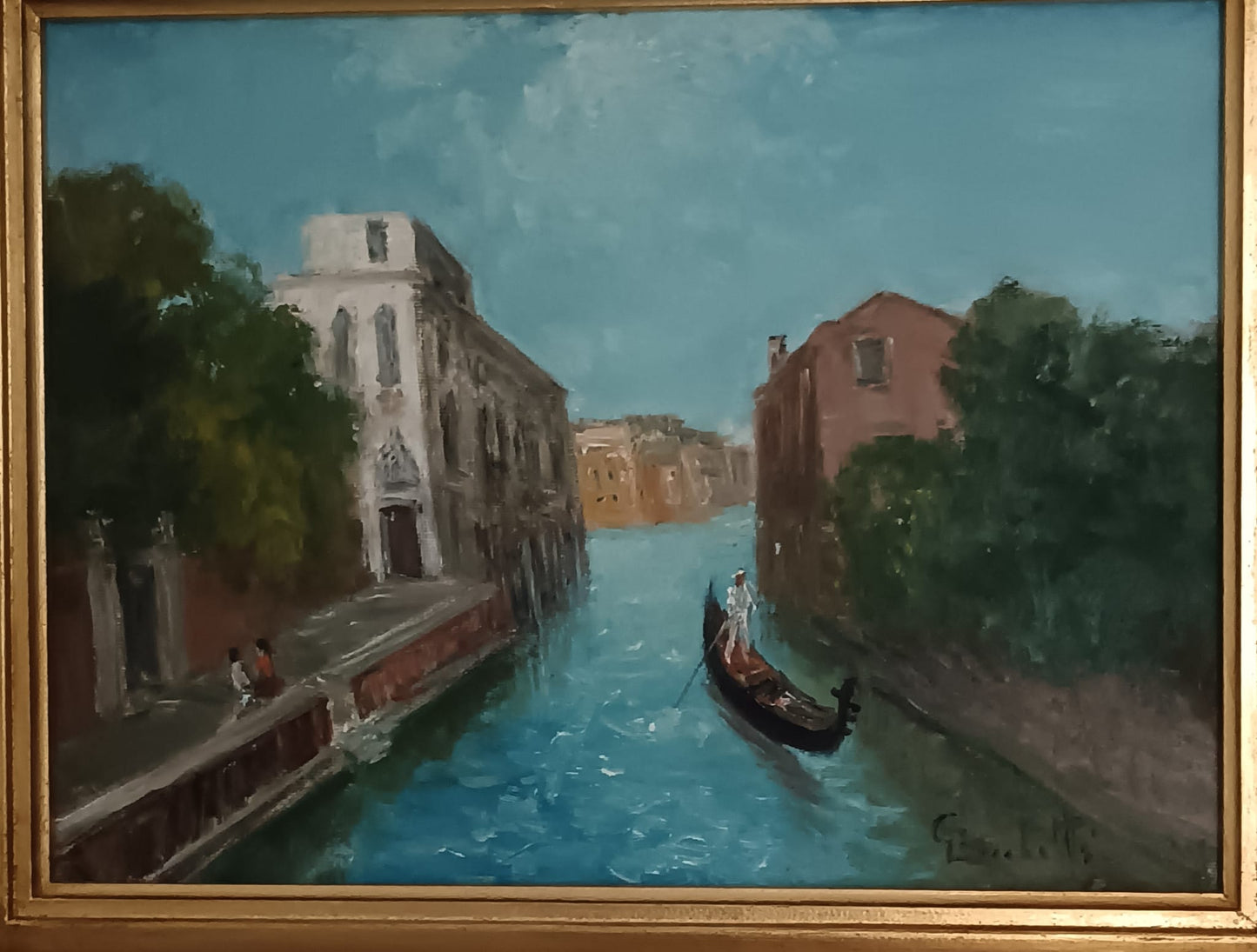 Gaetano Bocchetti (Napoli 1888-1990)- dipinto olio su tela