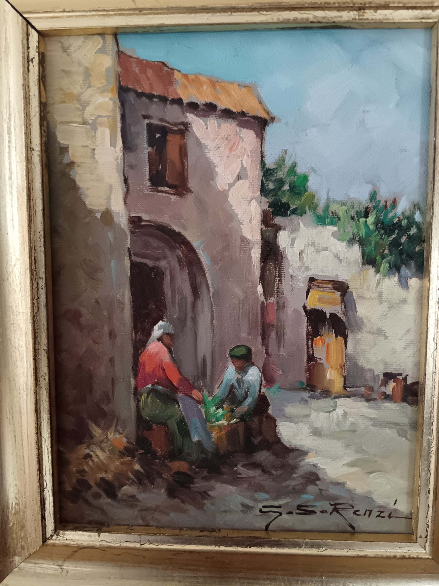 G. S. Renzi (XX secolo) dipinto olio su tela
