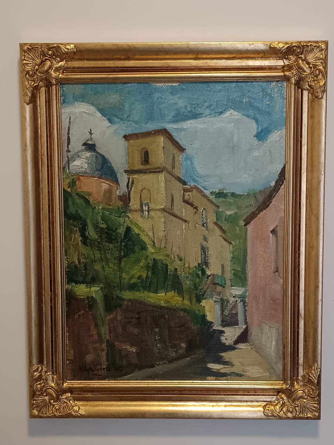 Mario Gallinari (Castellamare Di Stabia XX secolo)- dipinto olio su tela
