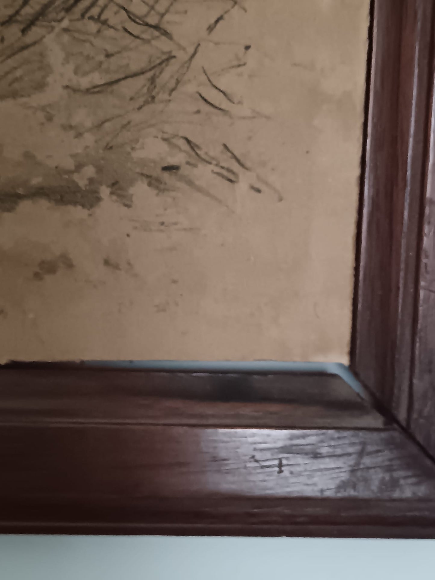 Jean Victor Adam (1801-1866) dipinto matita su carta applicata su legno