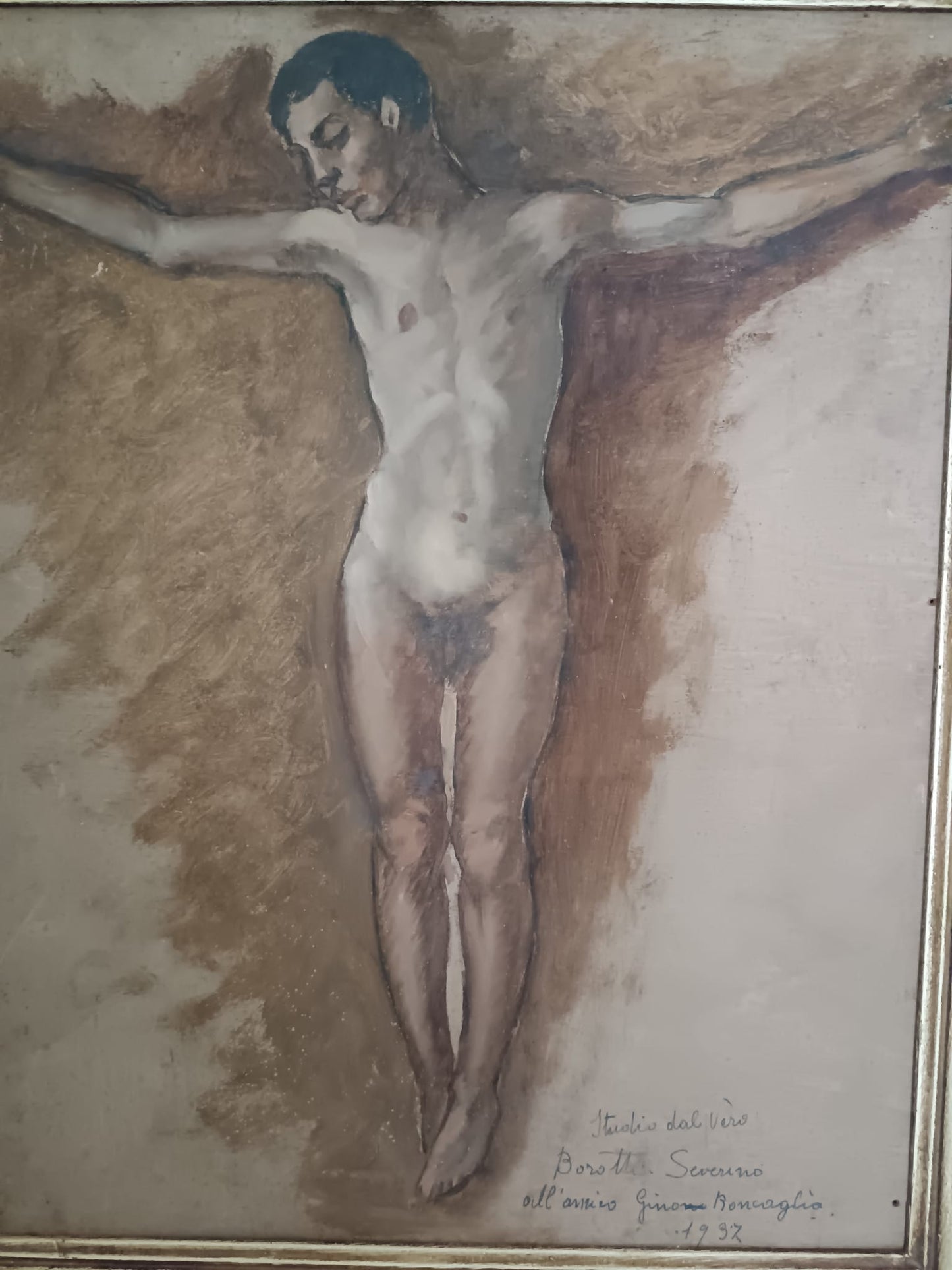 Borotti Severino (Novara 1905-1995)- dipinto olio su legno