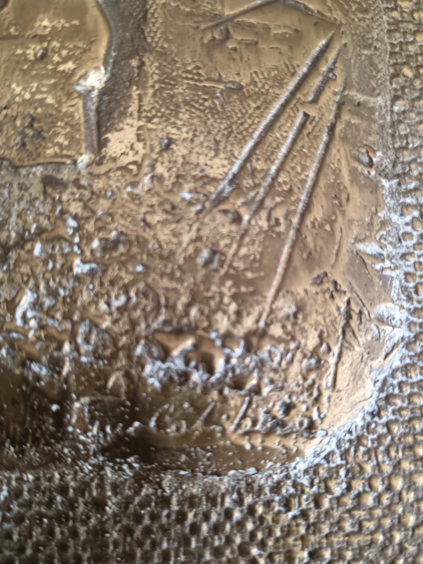 Scultura bassorilievo in bronzo ( XX Secolo)