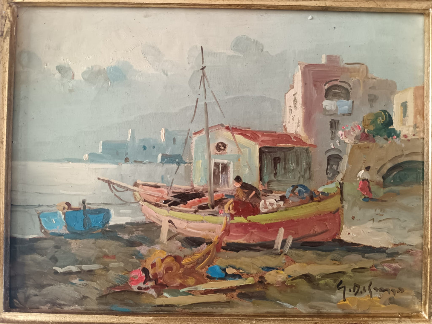 Gianni Del Grasso (torre Del Greco 1945)- scuola di Posillipo XX Secolo