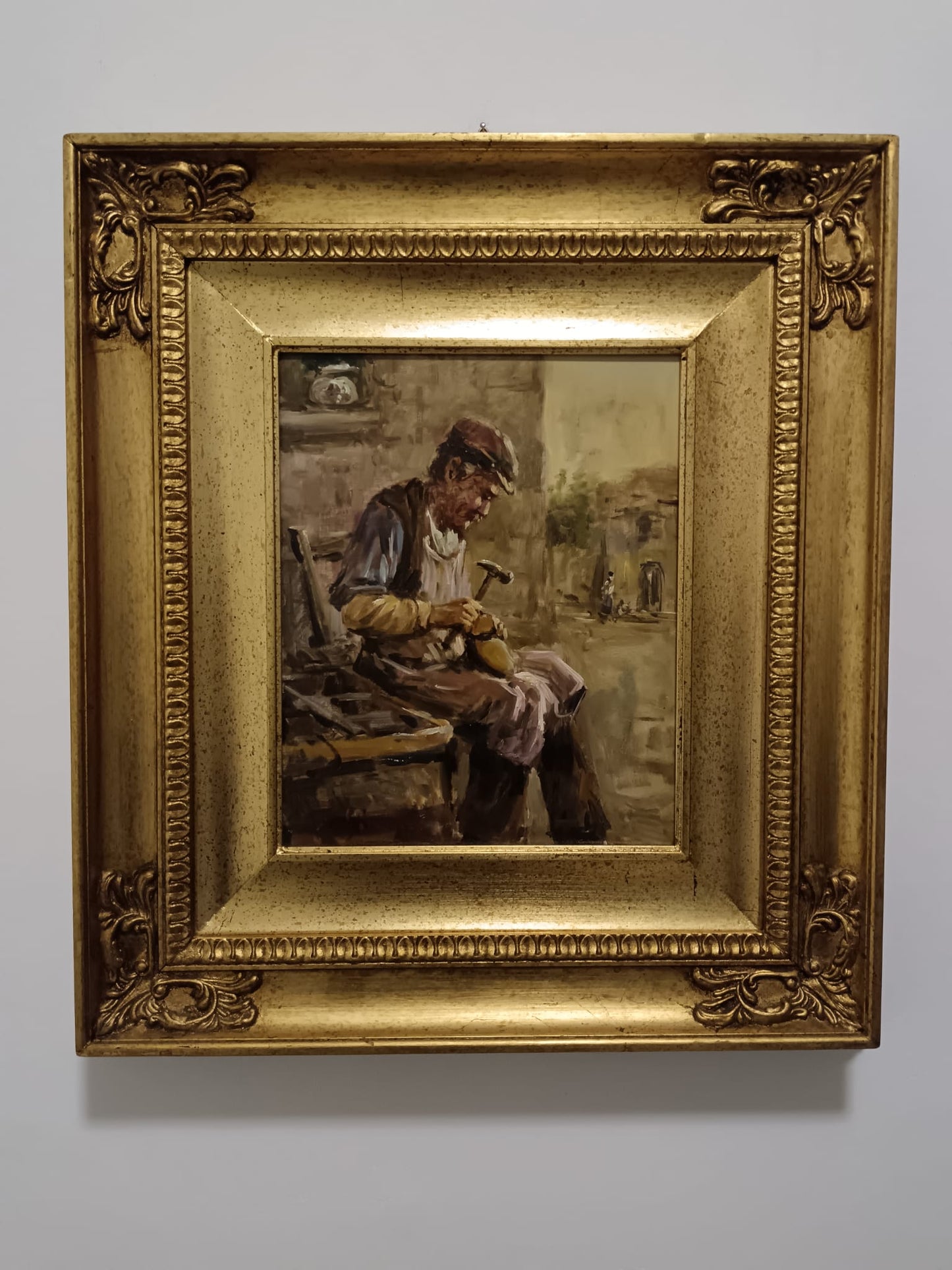 De Simone ( XX Secolo) dipinto olio su legno