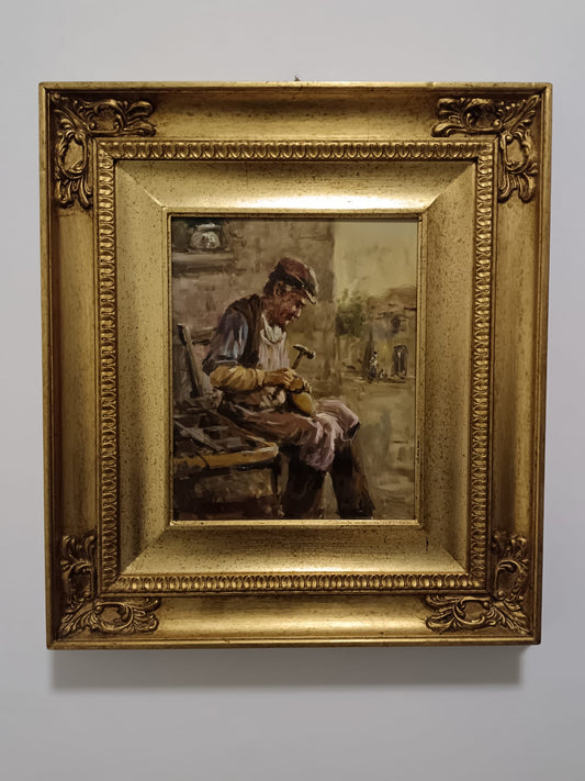 De Simone ( XX Secolo) dipinto olio su legno