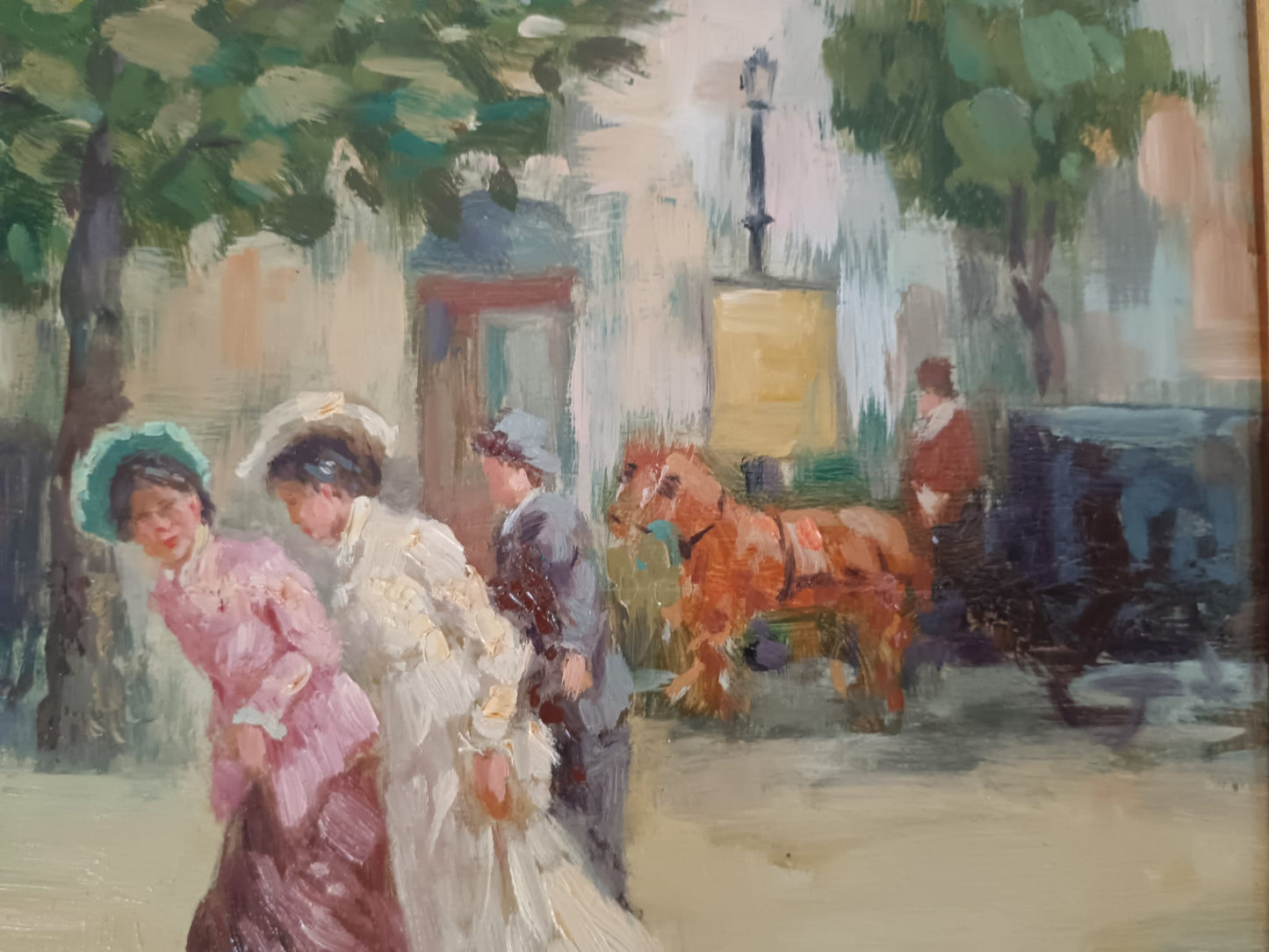 Giovanni Vicedomini ( Nocera 1946)- dipinto olio su legno (epoca XX Secolo)