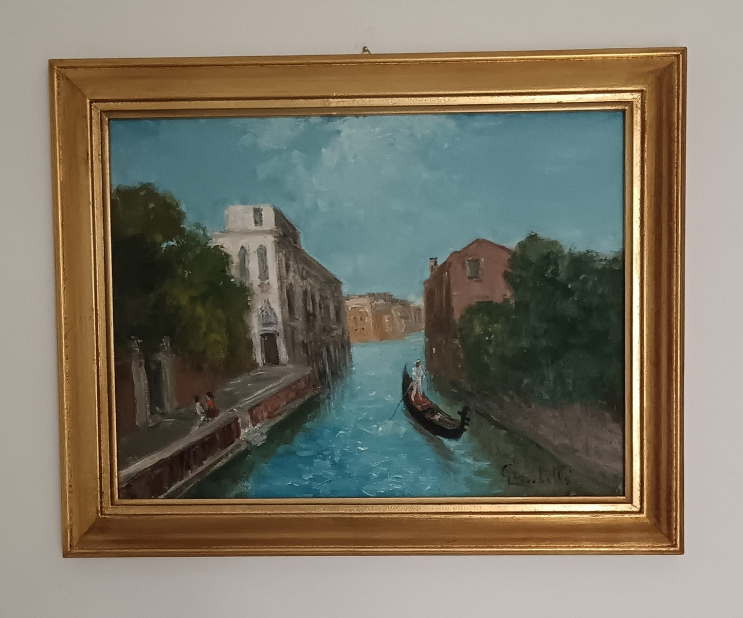Gaetano Bocchetti (Napoli 1888-1990)- dipinto olio su tela