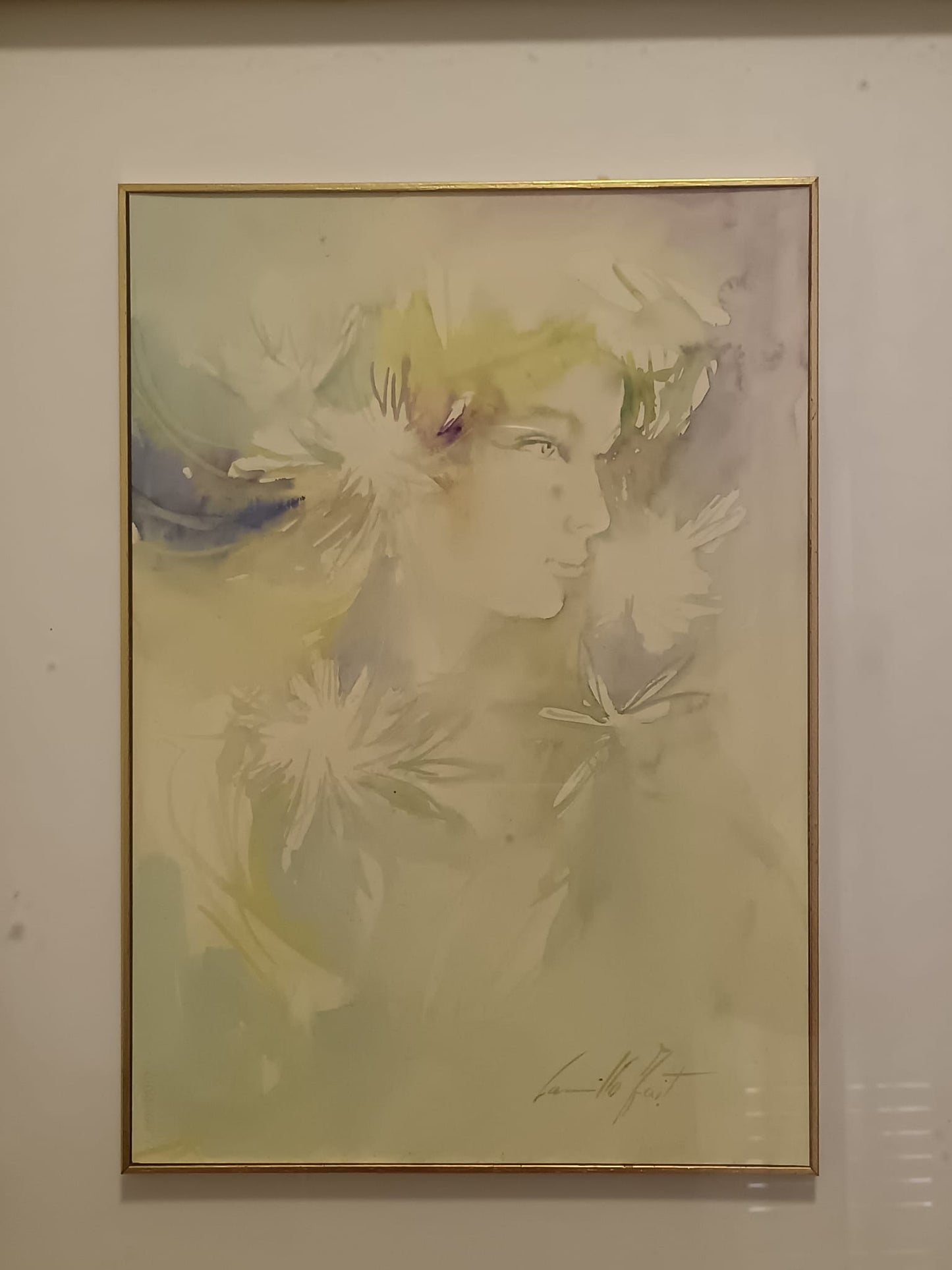 Camillo Fait (Milano 1935)- acquarello su carta