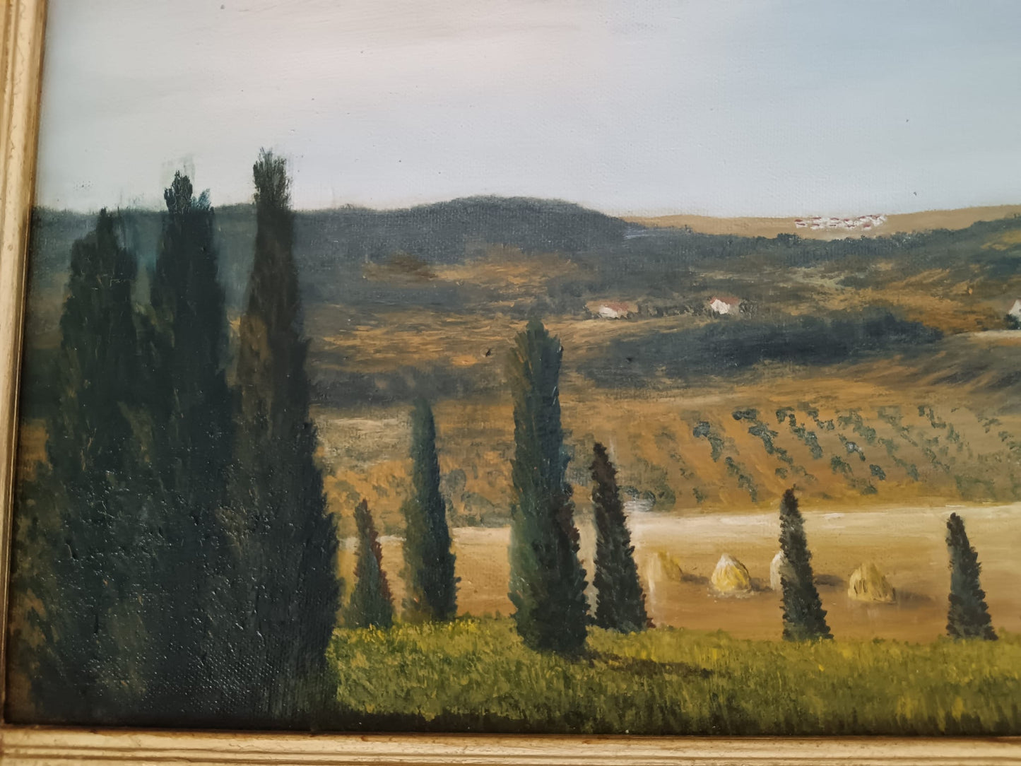 Paesaggio - dipinto olio su tela (XX secolo)
