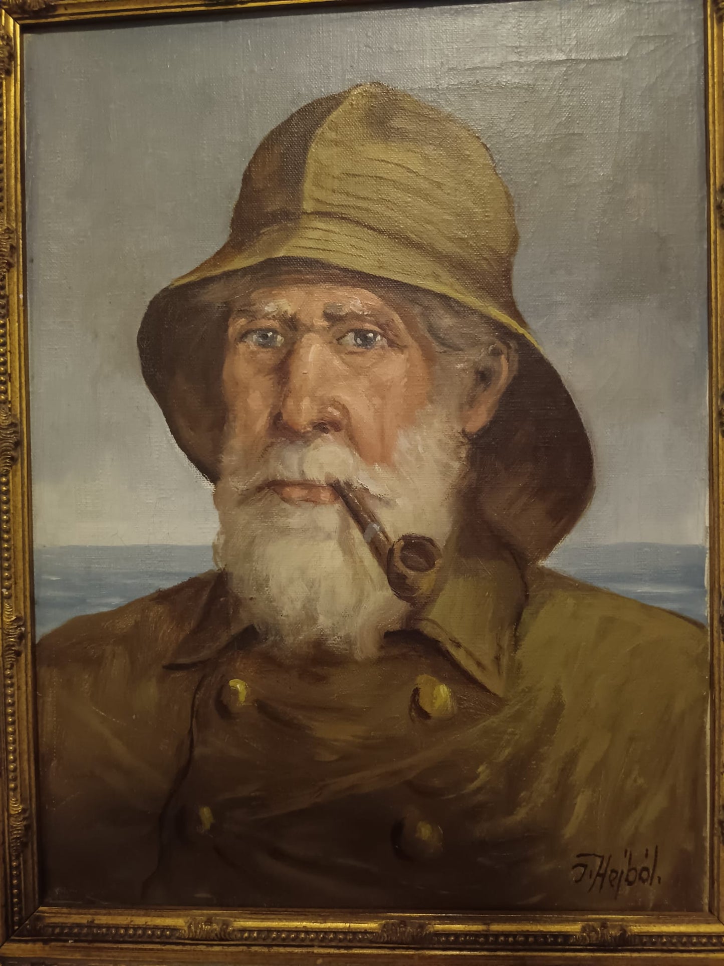 Ritratto (Scuola Tedesca XX Secolo)- dipinto olio su tela