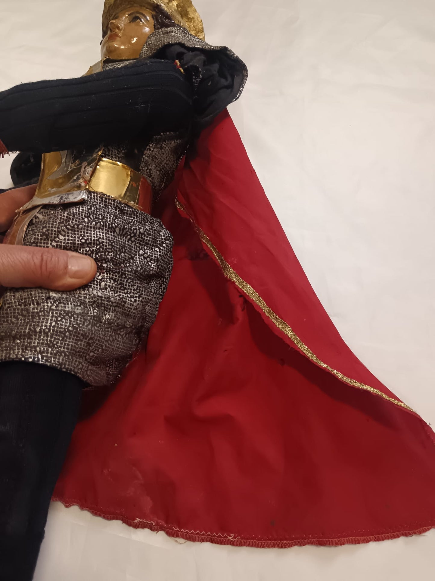 Scultura in terracotta ( San Michele Arcangelo)- epoca XX secolo