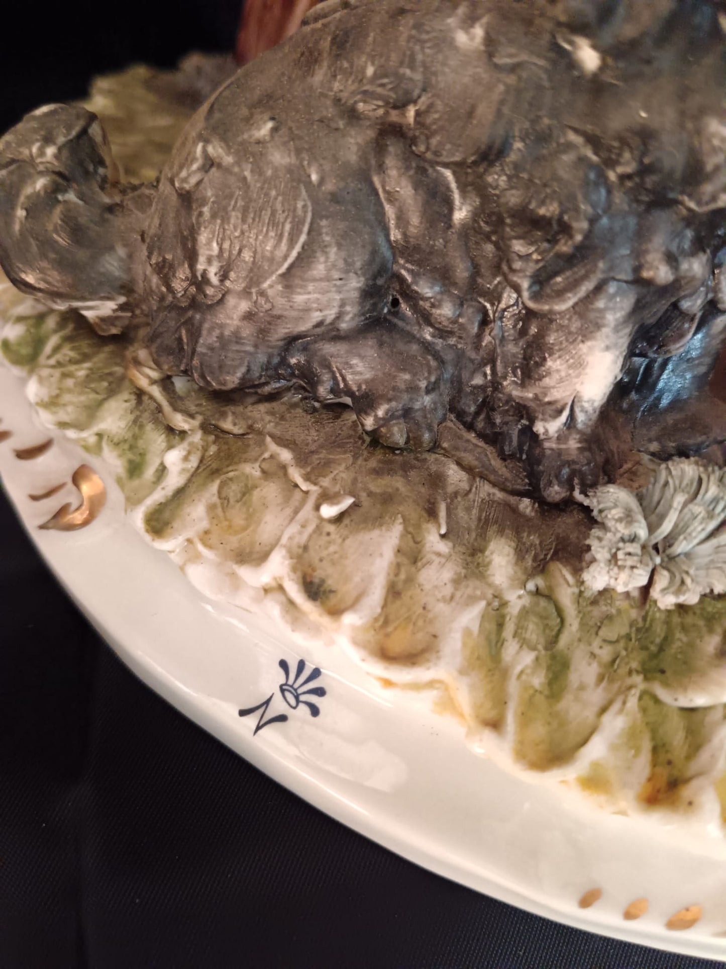 "La Solitudine"- scultura in porcellana di Capodimonte firmata (Meneghetti)