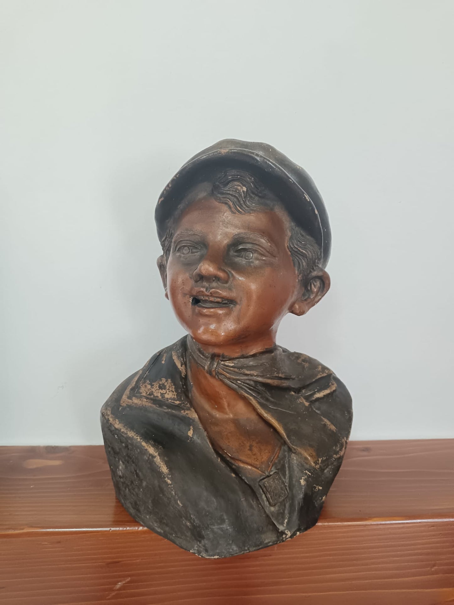 Scultura in Terracotta (Scugnizzo,scuola napoletana) epoca XIX/XX secolo