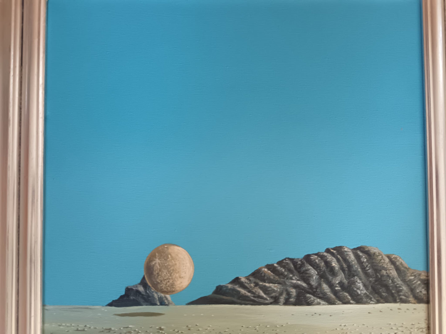 Paesaggio Surrealista (XX Secolo)- dipinto acrilico su tela