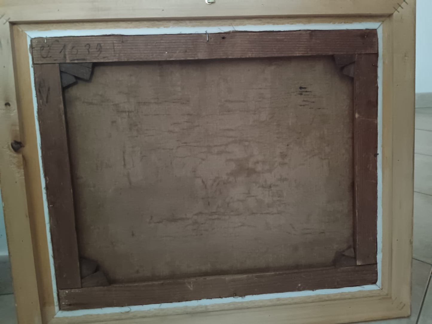 Scorcio di vita (Scuola napoletana XIX secolo)- dipinto olio su tela