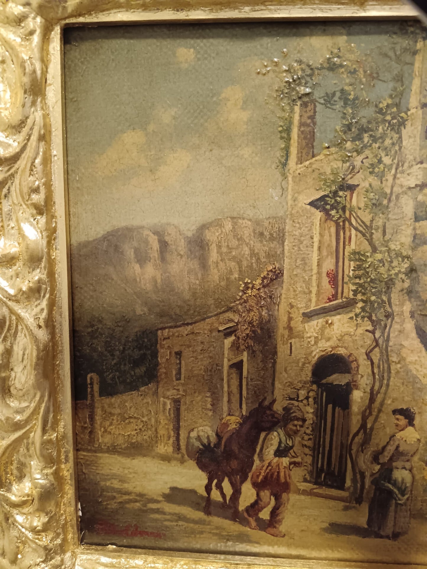 Pietro Colonna (Napoli 1945)- dipinto olio su tela epoca XX secolo