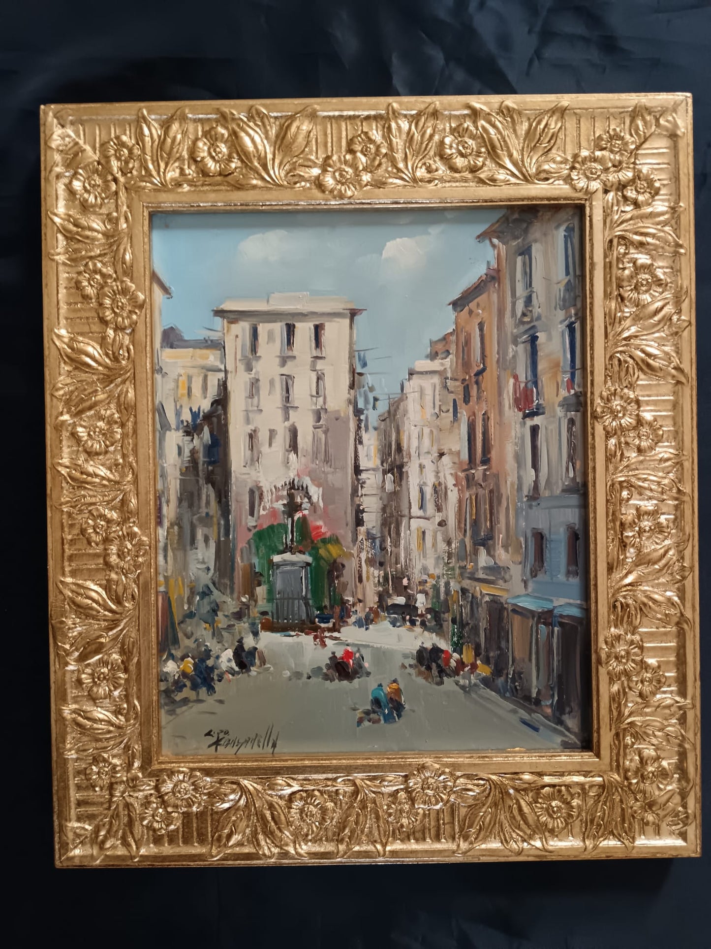 Ciro Canzanella (Napoli 1948)- dipinto olio su legno