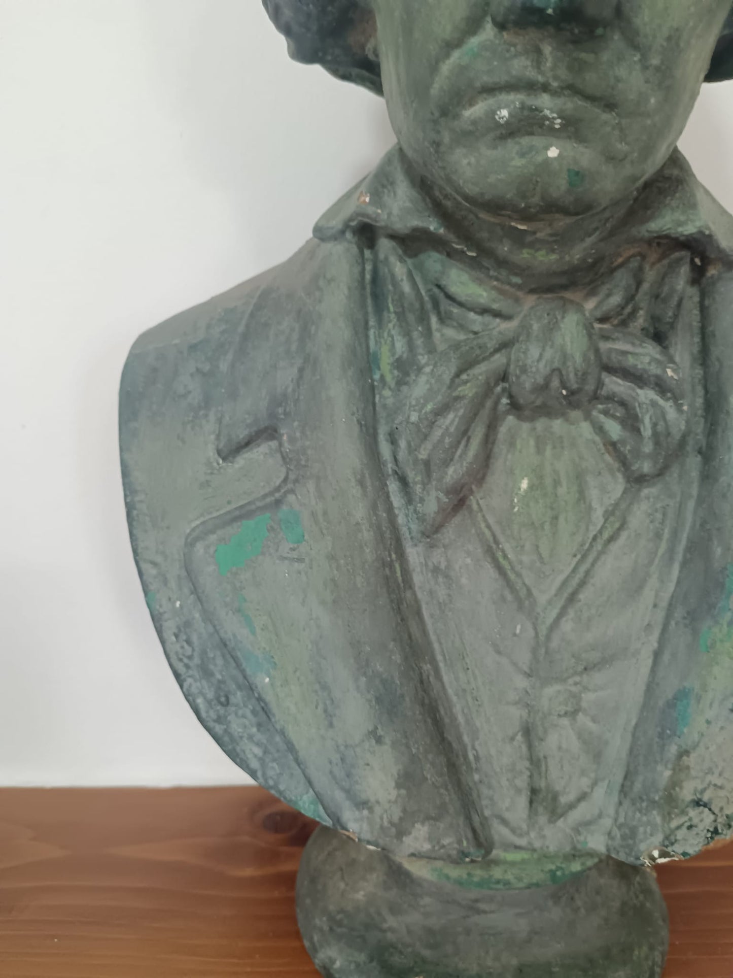 Scultura in cemento patinato ( Beethoven)- epoca XIX/XX secolo