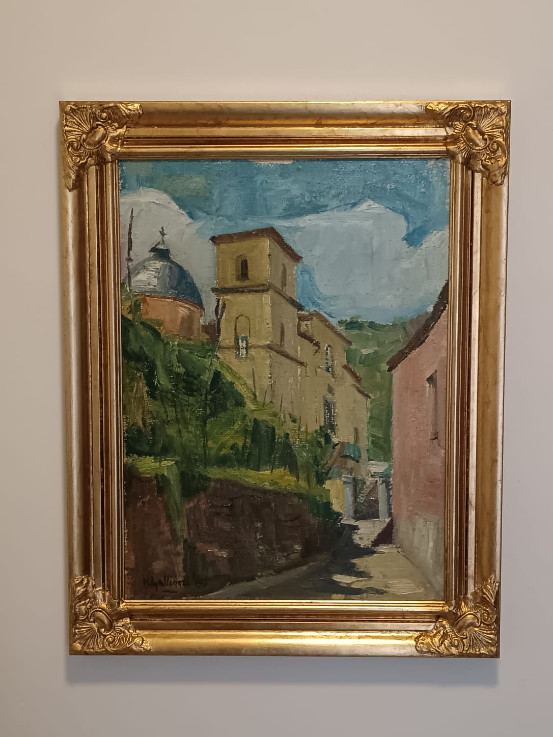 Mario Gallinari (Castellamare Di Stabia XX secolo)- dipinto olio su tela