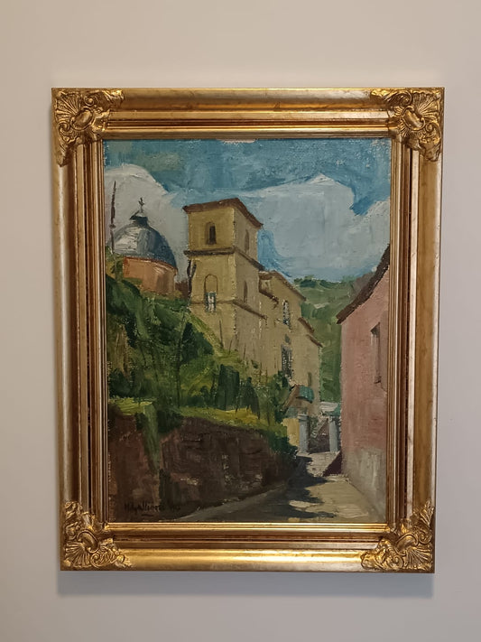 Mario Gallinari (Castellamare Di Stabia XX secolo)- dipinto olio su tela