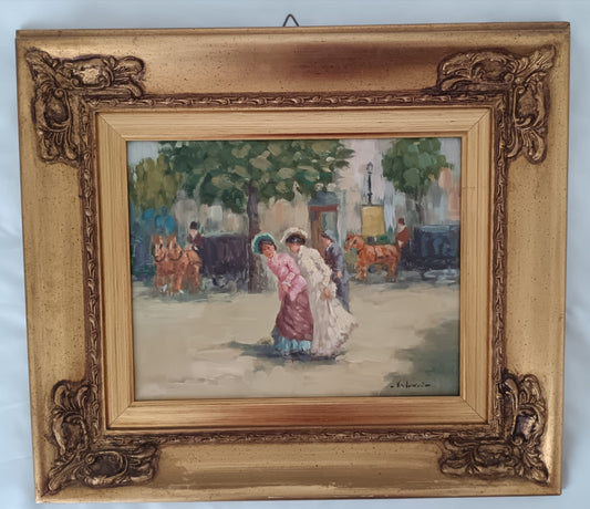 Giovanni Vicedomini ( Nocera 1946)- dipinto olio su legno (epoca XX Secolo)