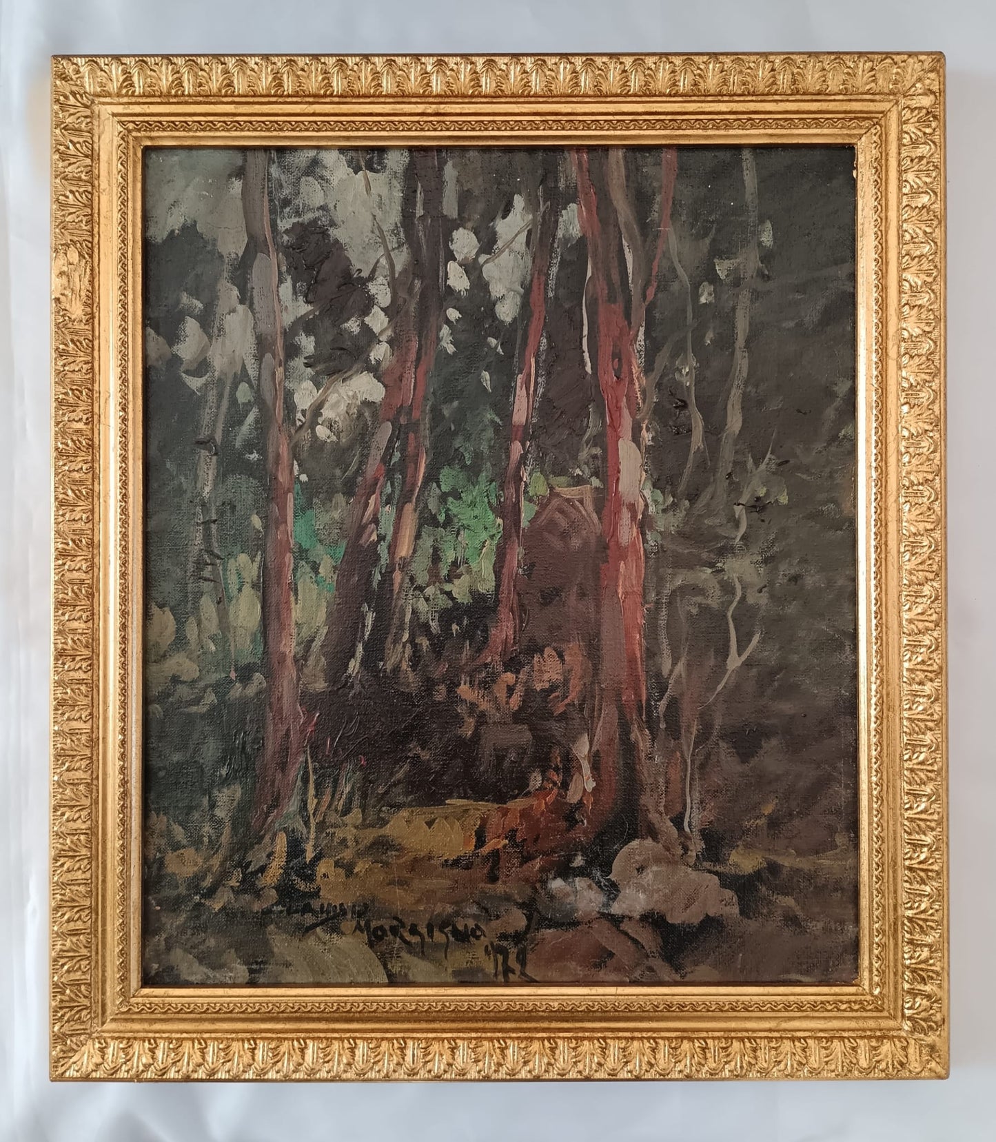 Claudio Morgigno (Napoli 1949)- dipinto olio su tela