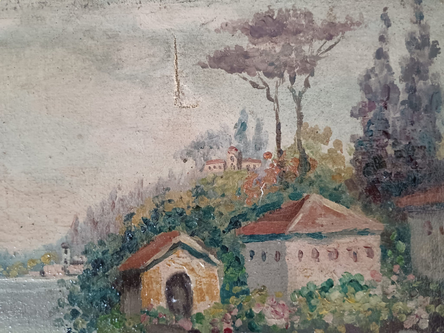 G. Epifani- dipinto olio su tela epoca prima metà del novecento